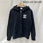 ショッピングused ＵＳＥＤ古着 PIZZA OF DEATH RECORDS ピザオブデスレコーズ ジップパーカー ブラックロゴ Sサイズ S 50153094 50153094