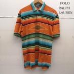 ポロラルフローレン 80s 90s ナバホ ストライプ リネン ネイティブ ポロシャツ S 50153591 50153591