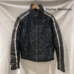 ショッピングハーレーダビッドソン ハーレーダビッドソン 40296 ジャケット ブルゾン シングル ライダース ブラック 黒 ナイロン100% レザー M 50153671 50153671