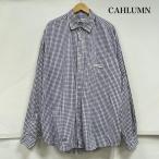 ショッピング古着 古着 CAHLUMN マガジン ポケット カウラム ブロード 長袖 シャツ ギンガム チェック XL 50154994 50154994