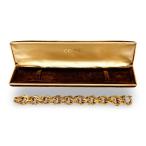 CELINE セリーヌ トリオンフ マカダム ボリューム ゴールド チェーン ブレスレット ゴールド 箱付き 正規品