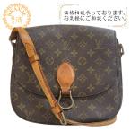 ショッピングVUITTON LOUIS VUITTON ルイヴィトン M51242 サンクルーGM モノグラム ショルダーバッグ ブラウン レディース