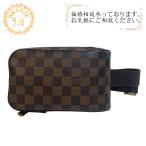 ショッピングダミエ LOUIS VUITTON ルイヴィトン N51994 ジェロニモス ダミエ柄 ボディバッグ エベヌ ユニセックス