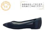 ショッピングフェンディ FENDI/フェンディ  フラットパンプス 37 メッシュ レザー パンプス ネイビー レディース ブランド