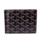 GOYARD/ゴヤール カードケース ヘリンボーン PVC マネークリップ ブラウン ユニセックス ブランド