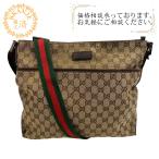 GUCCI グッチ 189751 シェリーライン ウェブライン GGキャンバス ショルダーバッグ ベージュ メンズ