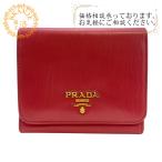 PRADA プラダ 1MH176 三つ折り財布 ピンク レディース