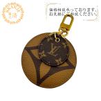 ショッピングモノグラム LOUIS VUITTON ルイヴィトン M69317 ポルト クレ・イリュス モノグラムジャイアントリバース キーホルダー ブラウン レディース