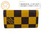 ショッピングLOUIS LOUIS VUITTON ルイヴィトン N40541 ポルトフォイユブラザ ダミエポップ 長財布 イエロー メンズ