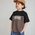 【SALE】【プチプラ/きょうだいおそろい】ボーダー半袖Tシャツ