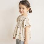 【SALE】バルーン袖シャーリングTシャツ 子供服 キッズ ジュニア トップス 半袖 ティーシャツ 夏服 女の子 女児 ガール 80 90 100 110 120 130 140 150