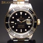 ロレックス サブマリーナ オイスターパーペチュアル デイト 16613 YGxSS コンビ 自動巻  ...