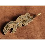 ショッピングセクシー 真鍮 セクシー ピンナップガール キーホルダー（二重リング）ブラス ユーペイ ペイユー アメカジ アート 美術 チャーム ジョーク 金具 金属 キーチェーン