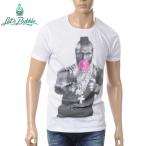 レッツバブル LET'S BUBBLE クルーネックTシャツ 半袖 メンズ A-MAN ホワイト