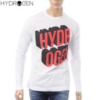 ショッピングハイドロゲン ハイドロゲン HYDROGEN クルーネックTシャツ 長袖 メンズ 225608 ホワイト