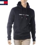 トミージーンズ TOMMY JEANS プルオーバーパーカー スウェット メンズ DM0DM07030 ブラック