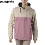 ショッピングマスコード パタゴニア PATAGONIA ウインドブレーカー メンズ ブランド ジャケット 26516 M’S ISTHMUS ANORAK メンズ イスマス アノラック ベージュ×モーブ