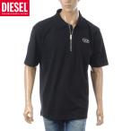ディーゼル DIESEL ポロシャツ メンズ T-VOR-OD A11251-0CLBR 半袖 ルーズフィット ゆったり オーバルD ロゴ ブランド 大きいサイズ 人気 2025春夏新作