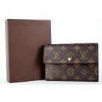 【超美品】LOUIS VUITTON ヴィトン モノグラム フランス製 三つ折り財布 証明書ケース付き ブランドウォレット レディース 箱付き【FM18】