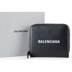 【超美品】BALENCIAGA バレンシアガ ミニウォレット コンパクト財布 ブランド小物 ブラック【JO15】