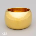 ボールドドームリングワイド K18ゴールド