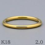 ドーナツリング2mmK18イエローゴールドK10ホワイトゴールドピンクゴールドPTプラチナ