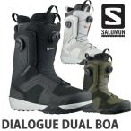 ショッピングスノーブーツ レディース 23-24 SALOMON/サロモン DIALOGUE DUAL BOA ダイアログ ボア メンズ レディース ブーツ 熱成型対応 スノーボード 2024