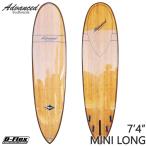 営業所止め サーフボード ミニロング サーフィン アドバンス / ADVANCED 7'4 EPS/BAMBOO A27 営業所止め 送料無料