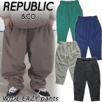 23-24 REPUBLIC &CO/リパブリック WIDE EAZY pant メンズ レディース ワイドイージーパンツ スノーボードウェア スノーウェアー 2024 予約商品