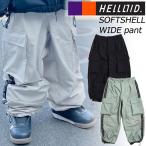 ショッピングスノーボード ウェア レディース 23-24 HELLOID/へロイド SOFTSHELL WIDE PANT ソフトシェルワイドパンツ メンズ レディース 防水パンツ スノーボードウェア スノーウェアー 2024