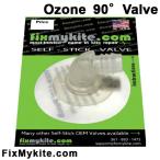 FixMyKite ハイボリューム オゾン 90度 Lバルブ Ozone HighVolume 90DegreeOne Pump Valve カイト修理用品 交換用バルブ チューブリペア パンク修理 ワンポンプ