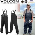 23-24 VOLCOM/ボルコム 3L GORE-TEX BIB overhauler メンズ レディース 防水ゴアテックスビブパンツ スノーボードウェア スノーウェアー 2024