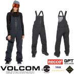 24-25 VOLCOM/ボルコム VS 3L STRETCH GORE-TEX BIB overall レディース 防水ビブパンツ ゴアテックススノーボードウェア スノーウェアー 2025