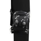 スタッズ ウエストバッグ レディース メンズ アウトドア サイクリング ツーリング バイク パンク ロック リベット チェーン バッグ