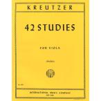 輸入楽譜／ビオラ（ヴィオラ）／クロイツェル：42 の練習曲
