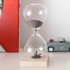 Magnetic Hourglass Magne tik Hour стакан песок металлический . использован песочные часы интерьер смешанные товары 