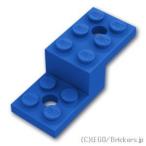 レゴ パーツ ばら売り #11215 ブラケット 5 x 2 x 1 - 1/3:ブルー | LEGOの部品