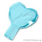 レゴ パーツ ばら売り #15745 ハートジュエル：トランスライトブルー | LEGOの部品