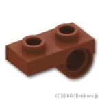 レゴ パーツ ばら売り #18677 プレート 1 x 2 - ボトムピンホール：ブラウン | LEGOの部品