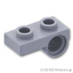  Lego детали продажа поотдельности #18677 plate 1 x 2 - низ булавка отверстие : серый | LEGO. детали 