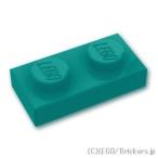  Lego детали продажа поотдельности #3023 plate 1 x 2: темный бирюзовый | LEGO. детали 