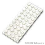 レゴ パーツ ばら売り #3030 プレート 4 x 10：ホワイト | LEGOの部品 板