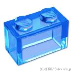  Lego детали продажа поотдельности #3065 блок 1 x 2 - низ камера нет : trance голубой | LEGO. детали 