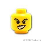 Yahoo! Yahoo!ショッピング(ヤフー ショッピング)レゴ 頭 パーツ ばら売り #3626b ミニフィグ ヘッド - 緑のアイシャドウと黒いリップ：イエロー | LEGOの部品 ミニフィギュア 顔
