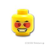 レゴ 頭 パーツ ばら売り #3626b ミニフィグ デュアルヘッド - レッドサングラス：イエロー | LEGOの部品 ミニフィギュア 顔