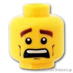  Lego детали продажа поотдельности #3626pb0396 Mini fig двойной head - чай цвет . шерсть. ... лицо / чай цвет . шерсть. нет выражение : желтый | LEGO. детали 