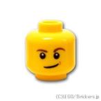  Lego детали продажа поотдельности #3626pb1286 Mini fig head - Brown . шерсть. niyali лицо : желтый | LEGO. детали 