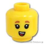  Lego детали продажа поотдельности #3626pb2079 Mini fig head один ..... ребенок : желтый | LEGO. детали 