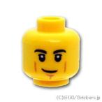  Lego детали продажа поотдельности #3626pb2385 Mini fig head -... разряд Smile : желтый | LEGO. детали 
