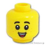  Lego детали продажа поотдельности #3626pb2727 Mini fig head -.... ho pe. мужчина : желтый | LEGO. детали 